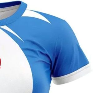 Camiseta de Fútbol para Mujer, Azul Rey y Blanco, Manga Corta, Sublimación Personalizada, Tejido Transpirable Ecológico de Secado Rápido, Ropa Deportiva para Equipo - Product Image 4