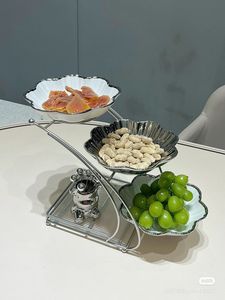 Fruit stand for table metal wire basket fruit stand with handle gold kitchen basket premium fruit basket stylish fruit stand - Product Image 2