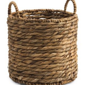 Best seller Good Quality Handles Sustainable Home Laundry Clothes <b>Basket</b> HandmadeLarge Handwoven <b>Water</b> <b>Hyacinth</b> <b>Storage</b> <b>Basket</b> - Product Image 2