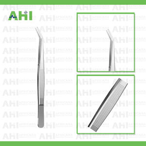 แหนบผ่าตัดทางทันตกรรมแบบแมนนวล AHI สแตนเลสสตีล ปลายงอ ได้รับการรับรองมาตรฐาน CE ระดับ Class I สำหรับใช้ในห้องไอซียู - Product Image 3