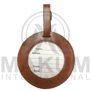 Etiquetas de Equipaje de Cuero Genuino Personalizadas de Lujo y Duraderas - Product Image 2