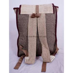 Sac à dos vintage unisexe tendance, motif élégant, fermeture éclair et boucle antivol, idéal pour l'école et l'usage quotidien - Product Image 3