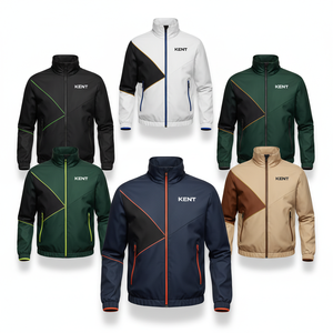 Chaqueta Deportiva Unisex Personalizada, Impermeable, Cortavientos, Ligera, con Estampado de Moda, Logotipo Frontal, OEM, Venta al Por Mayor - Product Image 1