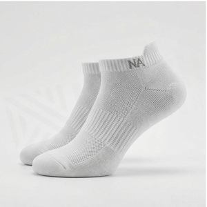 Chaussettes blanches respirantes en tricot pour la course à pied, pour adultes, chaussettes de sport d'été - Product Image 3