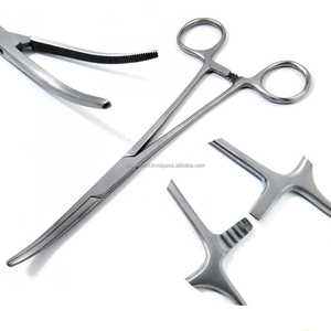 Offre Spéciale DeBakey Cooley Forceps Curved Carmalt Jaws Straight Shanks Ring Handle Sizes 7.5 à 14 Inch OEM Private Label - Product Image 1