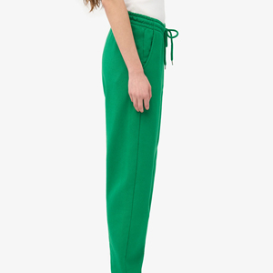 Pantalones de chándal holgados de peso pesado personalizados para mujer, pantalones de forro polar de pierna ancha, pantalones clásicos de pierna recta, pantalones jogger de hip hop para mujer - Product Image 3