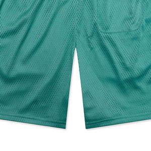 Pantalones cortos de malla para hombre, con logotipo personalizado del fabricante, para ropa urbana, deportes, correr, gimnasio, bordados, talla grande, para baloncesto. - Product Image 3