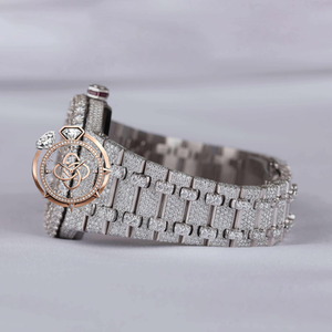Wholesale Moissanite <b>Diamond</b> <b>Watch</b> Men Full Pave VVS Stone Bracelet <b>Watch</b> - Product Image 4