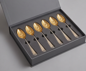 Premium <b>Gold</b> Plated Vintage Tea <b>Spoon</b> With Long Handle Mirror Polish Durable Metal Design Perfect for Tabletop And Kitchenware - Product Image 6