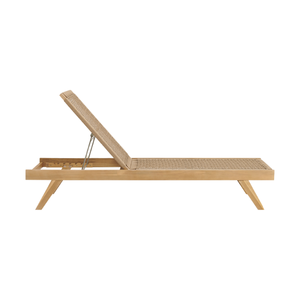 Modern Rope Outdoor Hotel Sun Loungers Garden Pool Patio Furniture Wooden <b>Sunbed</b> For SALE - Product Image 4