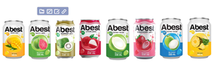 A&B Vietnam Vente en gros Concentré de jus de fruits faible en glucides en canettes de 330 ml, Boissons sans alcool sous marque privée, Jus de corossol, de tamarin et de passion - Product Image 4