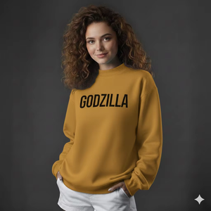 Versatile Women's Autumn Long Oversized Mockneck Pullover Ultra Soft Fleece Lining Breathable Cotton <b>Blend</b> Fabric Stylish Front - Product Image 1