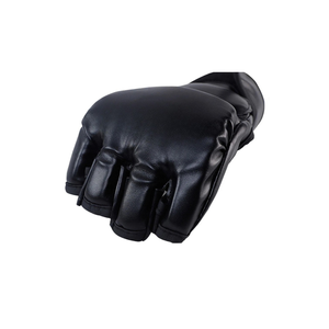 ถุงมือ MMA แบบครึ่งนิ้ว วัสดุ PU ปิดด้วยเวลโคร สำหรับผู้ใหญ่ ฝึกศิลปะการต่อสู้ - Product Image 3