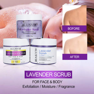 Gommage corporel à la rose de haute qualité, personnalisable, 100g, exfoliant, nettoyant en profondeur, hydratant, éclaircissant - Product Image 4