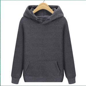เสื้อฮู้ดดี้สตรีทแวร์คุณภาพสูง ไซส์ใหญ่ ผ้าคอตตอนเทอร์รี่ หนานุ่ม ทรงหลวม ไหล่ตก แบบเรียบ ไม่มีลาย สกรีนโลโก้ได้ น้ำหนักมาก เหมาะสำหรับฤดูหนาว - Product Image 1