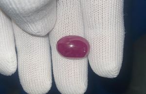 ทับทิมสีชมพูรูปไข่ 16.25 กะรัต – พลอยธรรมชาติแบบเม็ดเดี่ยวสำหรับทำเครื่องประดับ หินคุณภาพสูงสำหรับนักสะสม - Product Image 3