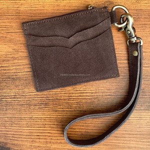 Women's Suede Leather Coin Purse <b>Boot</b> Stich Wallet Purse Small Genuine Leather Fashionable Hot Sale Wristlet Unisex Coin Purse - Product Image 5