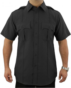 Chemise d'uniforme de sécurité unisexe en polyester/coton de haute qualité à manches courtes pour l'été – Vente en gros directe usine - Product Image 2