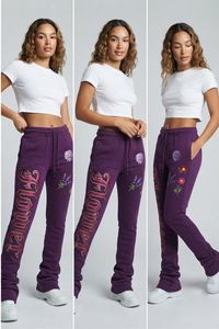 Pantalon de jogging en molleton empilé pour femme, pantalon de survêtement en polaire pour femme, pantalon de jogging d'hiver, streetwear pour femme - Product Image 6