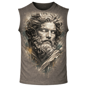 Camiseta deportiva sin mangas para hombre, tela transpirable diseñada para entrenamientos en el gimnasio, correr, entrenar y un estilo de vida activo diario. - Product Image 4