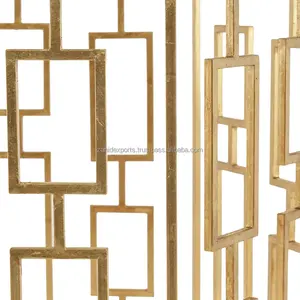 Mesa Auxiliar Cuadrada de Lujo Hecha a Mano con Acabado Dorado y Base de Acero Inoxidable, Decoración Moderna y Ecológica para Sala de Estar, Serie de Diseño Superior - Product Image 5