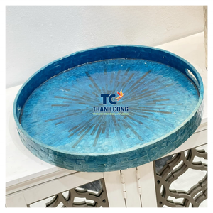 Bandeja de Nácar Hecha a Mano de Fábrica Confiable, Colección de Decoración, Bandeja de Servir de Nácar, Vietnam - Product Image 1