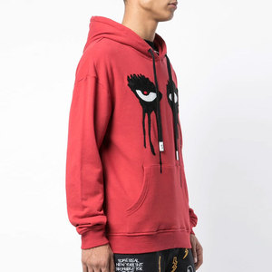 Wholesale Winter Plain <b>Mens</b> Streetwear <b>Sweatshirts</b> Hoodies Custom Logo Heavyweight Cotton Fleece Oversized <b>Men</b> Drop Shoulder - Product Image 3