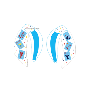 Diadema de cuentas hecha a mano inspirada en los fichas de Mahjong, con diseño personalizado y nudo superior, última novedad para mujer. - Product Image 1