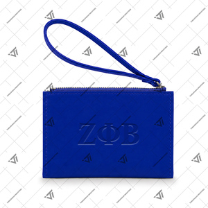 Wholesale Zeta Phi Beta Sorority ΖΦΒ EST. 1920 Embossed Faux Leather Multi Functional Wristlet <b>Wallet</b> Greek Paraphernalia - Product Image 2