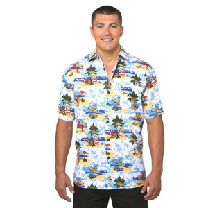 2026 Premium Tropical Shirts Men Floral Hawaiian Beach Wear Casual Summer Aloha <b>Tops</b> Unisex Lightweight Vacation Clothing - Product Image 1