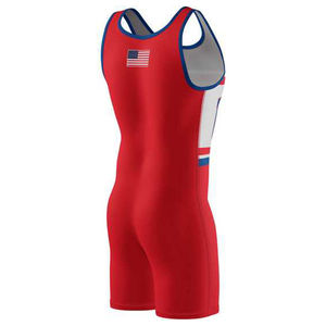 Ensemble de maillots de lutte légers à faible MOQ, conception personnalisée du logo de l'équipe, uniformes de lutte grande taille pour hommes et jeunes pour l'entraînement - Product Image 6