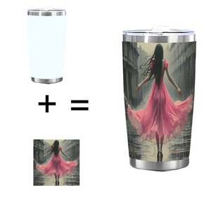 Stainless Steel Tumbler 20oz Double Wall <b>Insulated</b> Drink <b>Cup</b> For Daily Use - Product Image 1
