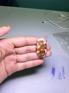 Pierre précieuse naturelle de qualité AAA en grenat et pierre calcaire, taille personnalisée, 100 % haute qualité pour la création de bijoux uniques - Product Image 2
