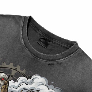 Camisetas con Estampado Gráfico Personalizado, Unisex, Casuales, para Uso Diario, Moda Urbana, Talla Grande, 100% Algodón Tejido, Transpirable y Ecológico - Product Image 5