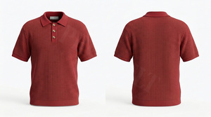 Polo de Punto con Diseño de Waffle en Oferta, Elegante y Casual para Hombre, con Detalle de Botones y Ajuste Suave y Cómodo - Product Image 6