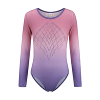 Leotardos de Gimnasia de Alta Calidad para Niñas, Spandex, Manga Larga, Brillantes, con Cierre de Lazo, Marca ORCHID DANCE, Venta al Por Mayor a Bajo Precio