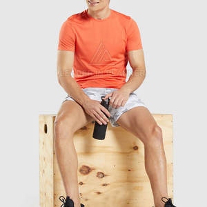 เสื้อยิมทรงเข้ารูปผลิตจากโรงงานขายส่ง เสื้อยิมแห้งเร็วขายดีที่สุดสำหรับผู้ใหญ่ รับผลิตตามแบบ - Product Image 4