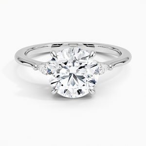 Anillo de Diamantes de Tres Piedras de Plata de Ley 925 de Lujo Personalizado, Elegante Anillo de Compromiso y Boda, Joyería Fina de Moda, Regalo - Product Image 4
