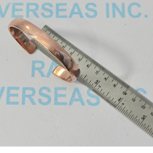 Elegant High Polished Pure Copper Plain Open Kada <b>Bracelet</b> Modern Handcrafted Eco-friendly <b>Healing</b> Jewelry Stylish Accessory for - Product Image 4