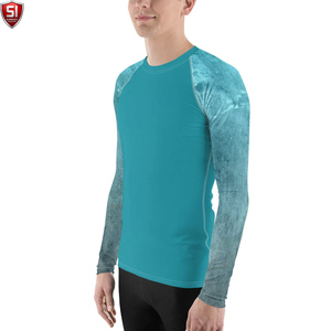 เสื้อรัดรูปแขนยาวแบบยูนิเซ็กซ์ พิมพ์ลาย แห้งเร็ว ผลิตจากผ้าสแปนเด็กซ์/โพลีเอสเตอร์ ชุดบอดี้สูทสำหรับเล่นกีฬา น้ำหนักเบา เหมาะสำหรับออกกำลังกาย - Product Image 3