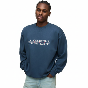 Sweat-shirt en molleton 100% coton à coupe régulière, imprimé numérique personnalisé, poids lourd, vente en gros, uni, teint en pièce, pour l'hiver - Product Image 1