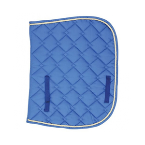 Tapis de selle léger et confortable en mousse avec doublure polaire, pour le dressage et l'entretien équin, couleur orange, design et logo personnalisés - Product Image 2