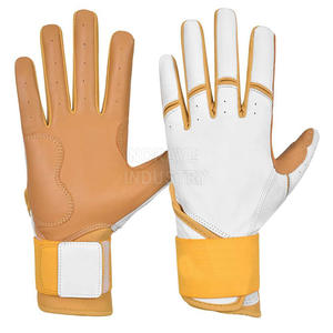 Gants de frappeur de baseball durables à manchette longue en cuir de mouton, options personnalisables, design professionnel, haute qualité, légers - Product Image 1