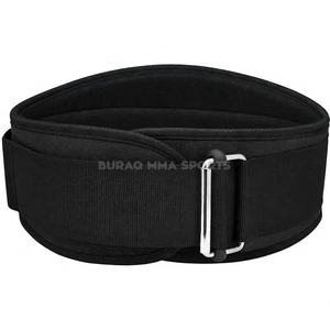 Cinturón de Levantamiento de Pesas para Entrenamiento en Gimnasio, Cinturón de Soporte de Fuerza con Logotipo Personalizado, Tamaño y Color por BURAQ MMA SPORTS - Product Image 2
