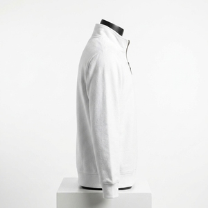 Sudadera con Cierre de Cremallera de Estilo Moderno para Hombre, Sudadera Lisa de Algodón, Ropa Personalizada, Sudadera con Cierre de Cremallera a la Moda - Product Image 2
