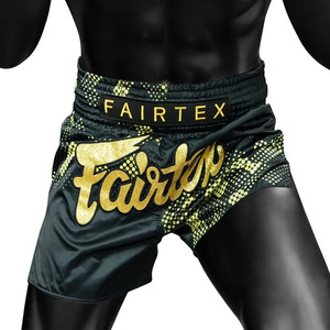 Pantalones Cortos de Muay Thai de Satén con Corte Retro para Entrenamiento de Kickboxing, Secado Rápido, Ropa Deportiva de Artes Marciales, Pantalones Cortos de Gimnasio - Product Image 1