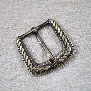 <b>Belt</b> buckle medival Metal Pin Buckles for <b>Belt</b> Western <b>Belt</b> Buckle for Leather Metal <b>Belt</b> Flattened <b>Chain</b> Design TT-7918 M - Product Image 1