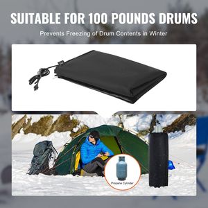 Riscaldatore a Gas Isolato Stile Fascia da 280W, Riscaldatore a Propano con Termostato Interno Fisso, Temperatura Massima 90°F, Adatto per Bombole di Gas da 100 Libbre - Product Image 6