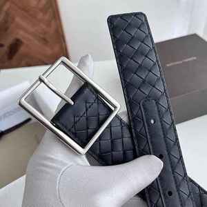 Cinturón Casual de Cuero Vacuno de Primera Calidad Hecho a Mano para Hombre, Diseño Sólido, Hebilla de Acero, Ecológico, Ligero y de Alta Resistencia - Product Image 3