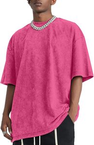 T-shirts pour hommes de qualité supérieure, nouvelle mode, design imprimé, légers, style streetwear, effet délavé, en vente - Product Image 4